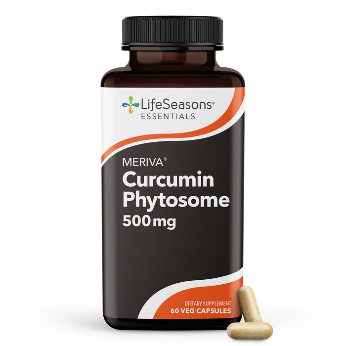 LifeSeasons Suplemento Alimenticio Cúrcuma Meriva 500 mg, 60 Cápsulas