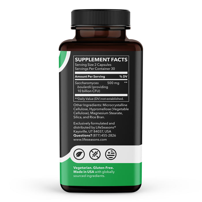 LifeSeasons Suplemento Alimenticio S Boulardii 60 Cápsulas