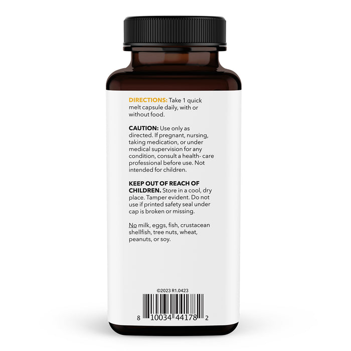 Lifeseasons Suplemento de Vitamina B12 10,000 mcg,  60 Cápsulas