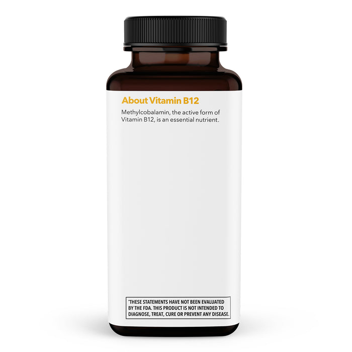 Lifeseasons Suplemento de Vitamina B12 10,000 mcg,  60 Cápsulas