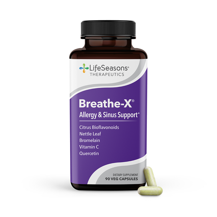Lifeseasons Breathe-x, Quercetina Y Bromelina 90 Cápsulas