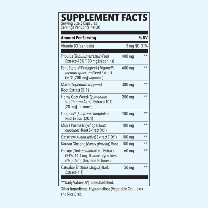 LifeSeasons Suplemento Alimenticio Masculini-T 90 Cápsulas