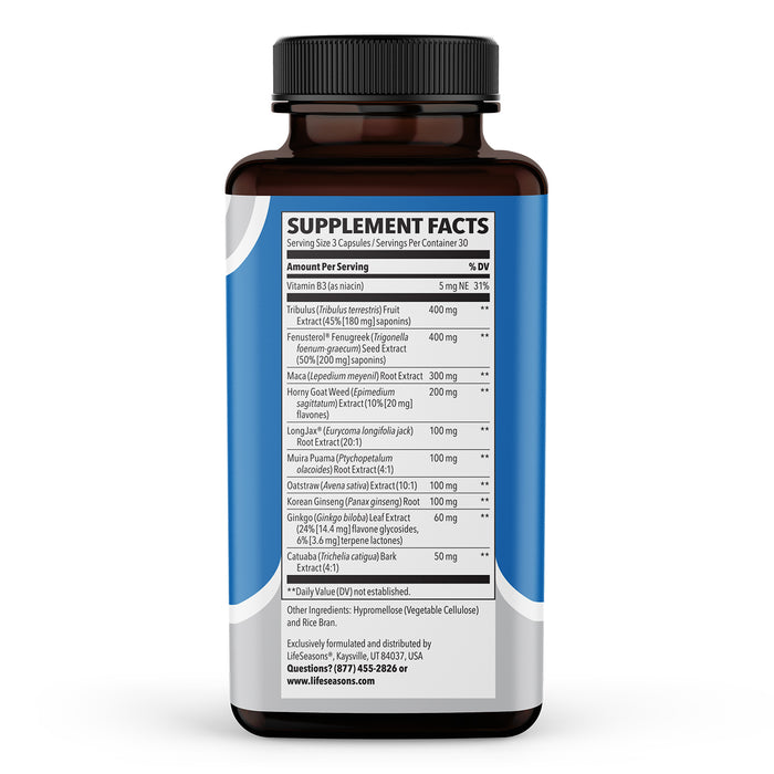 LifeSeasons Suplemento Alimenticio Masculini-T 90 Cápsulas