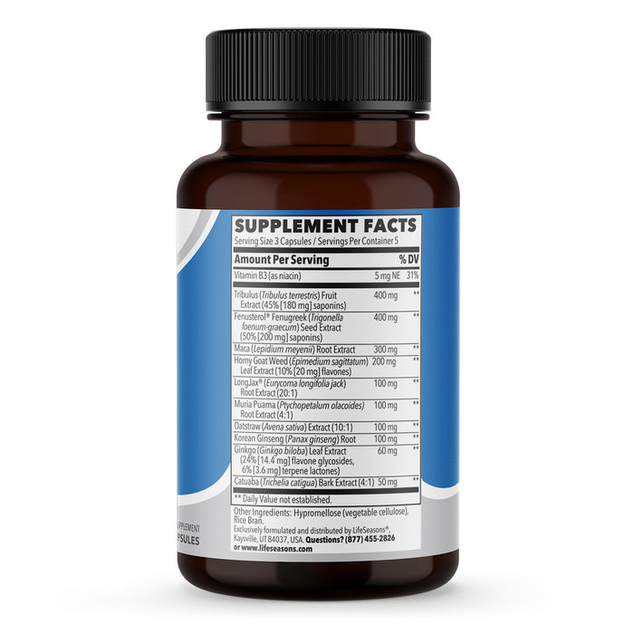 LifeSeasons Suplemento Alimenticio Masculini-T 15 Cápsulas