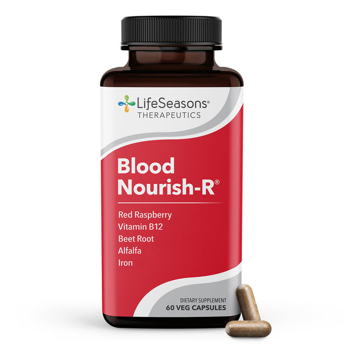 LifeSeasons Suplemento Alimenticio  Blood Nourish-R, 60 Cápsulas