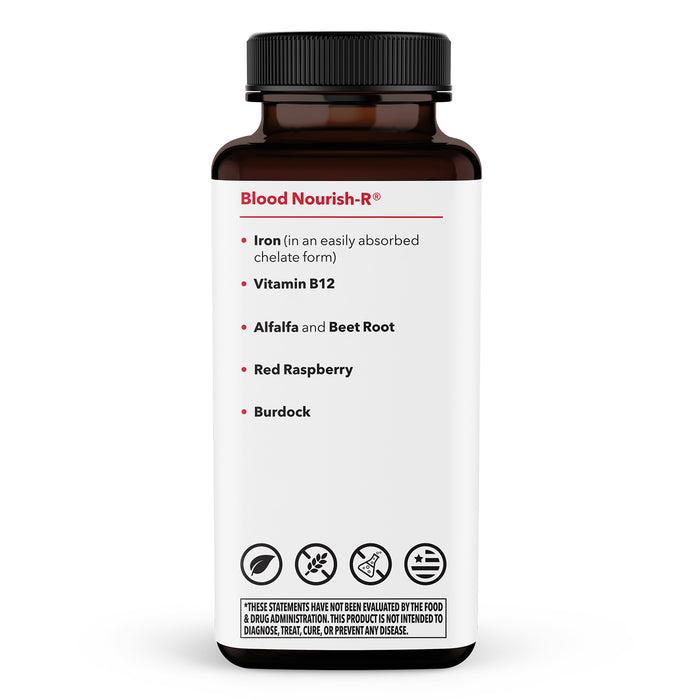 LifeSeasons Suplemento Alimenticio  Blood Nourish-R, 60 Cápsulas