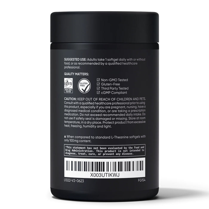 Sports ResearchSuplemento  L‑Theanine Doble Potencia, 60 Cápsulas