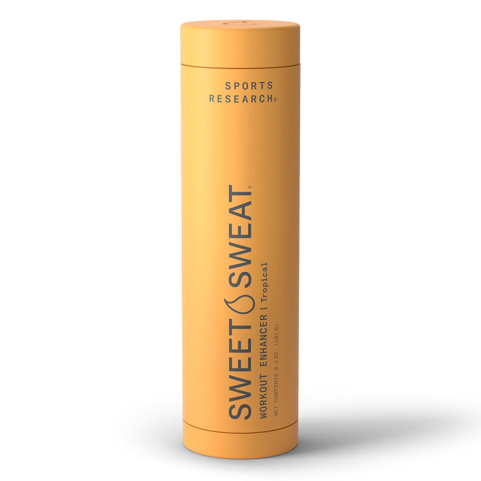 Sports Research Sweet Sweat Gel en Barra Roll‑On Tropical, 181 g, Potenciador de Entrenamiento
