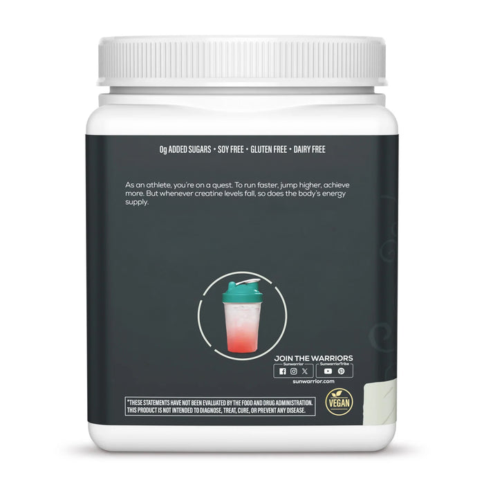 Sunwarrior Active Creatina Monohidratada en Polvo, Sin Sabor, 300 g, Vegana, Sin OMG