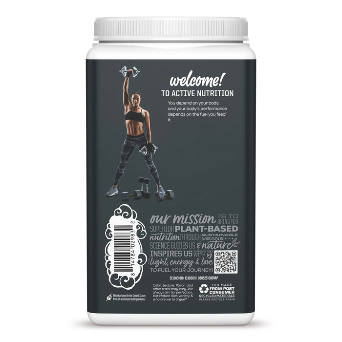 Sunwarrior Sport Proteína Activa Orgánica en Polvo, Vainilla, 35.2 oz (1 kg), Vegana, Sin OMG