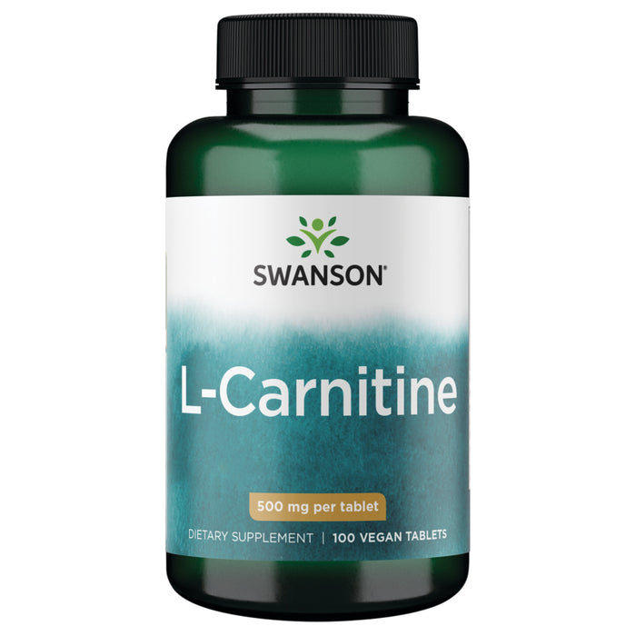 Swanson Suplemento de Carnitina Potenciada Con Calcio, 100 tabletas