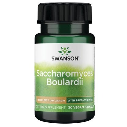 Swanson Probiótico Saccharomyces Boulardii, 30 cápsulas