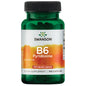 Swanson Vitamina B6 Piridoxina, 100 mg por cápsula, 100 cápsulas para 3 meses