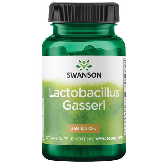 Swanson Lactobacillus Gasseri 3 Billion Cfu, 60 cápsulas para 1 mes