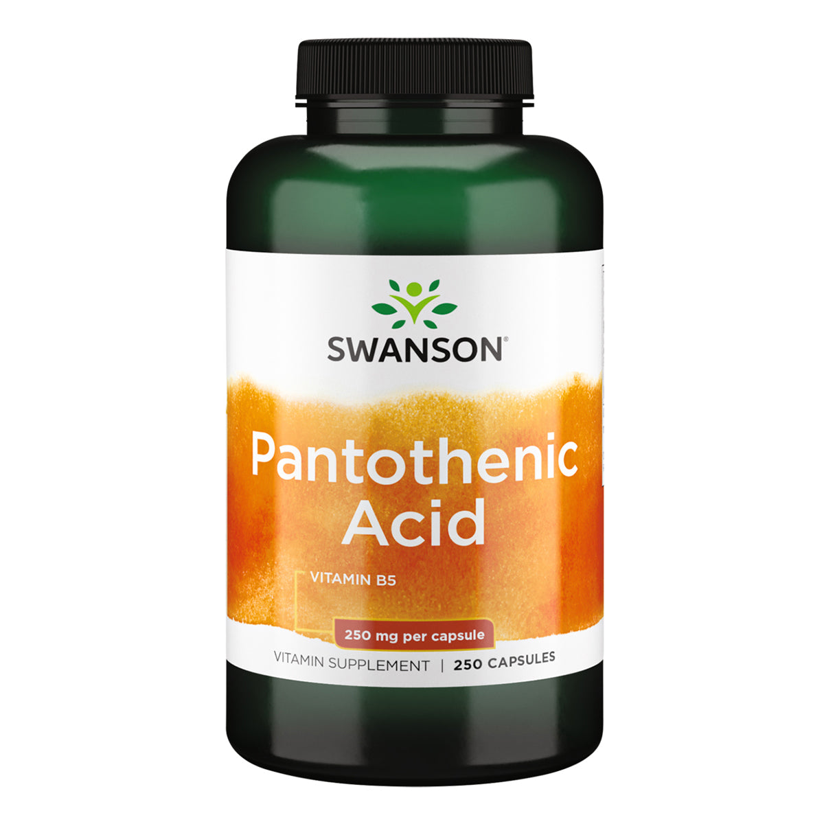 Swanson Acido Pantotenico Vitamina B5, 250 mg por cápsula, 250 cápsulas para 8 meses