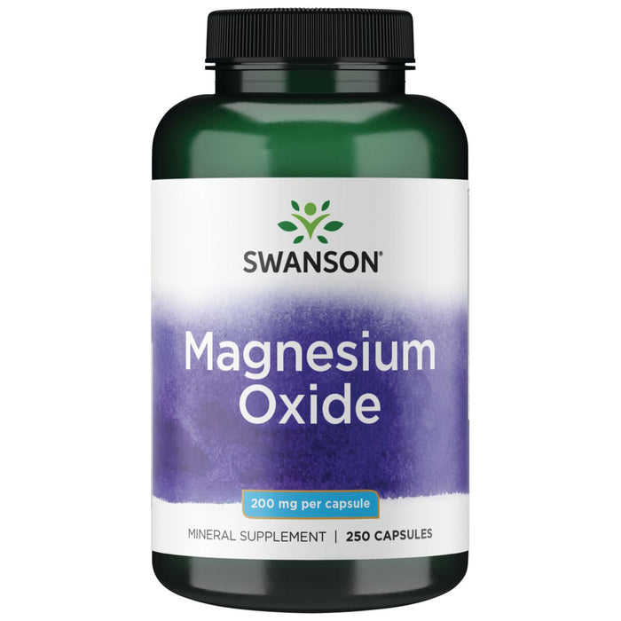 Swanson Suplemento de Magnesio 200 Mg, 250 Cápsulas
