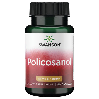 Swanson Suplemento de Policosanol 20 Mg por cápsula, 60 cápsulas para 2 meses