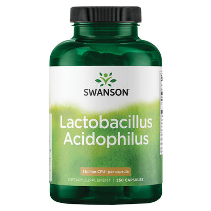 Swanson Lactobacillus Acidophilus, 250 cápsulas para 4 meses