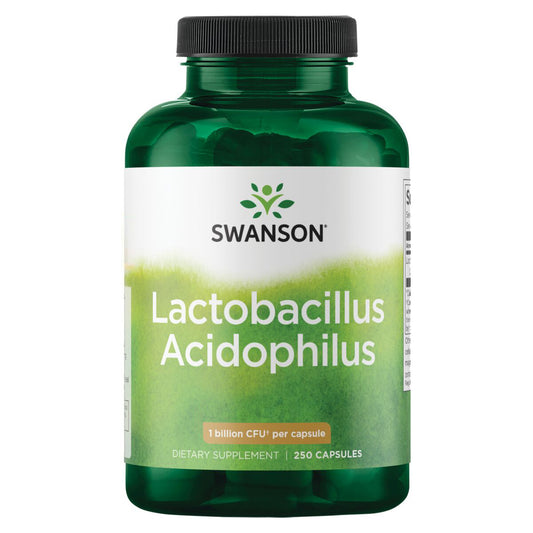 Swanson Lactobacillus Acidophilus, 250 cápsulas para 4 meses
