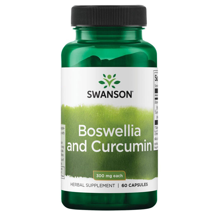 Swanson Suplemento Espectro Completo De Boswellia Y Curcumina, 60 cápsulas