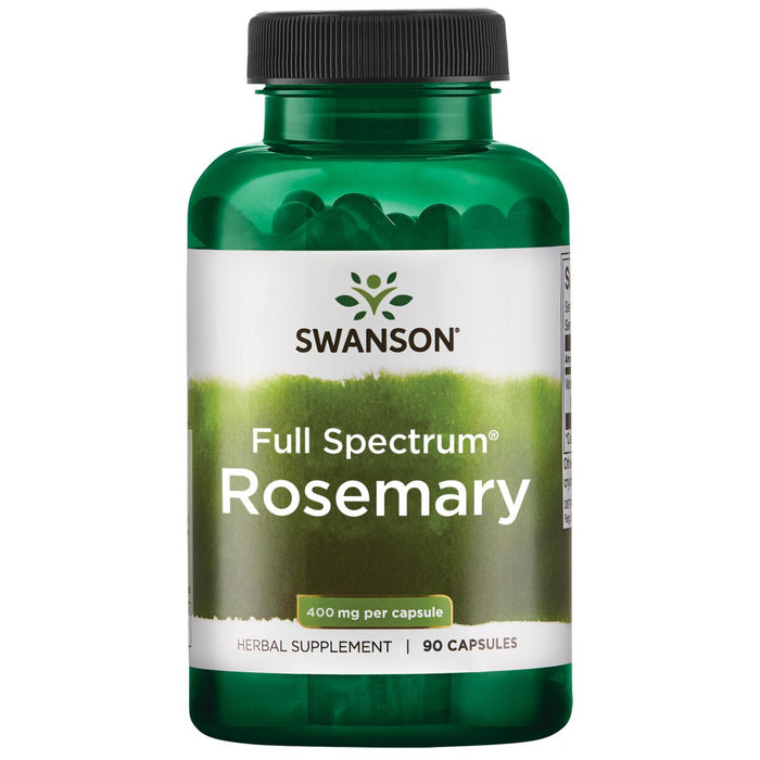 Swanson Suplemento De Romero 400 mg, 90 Cápsulas