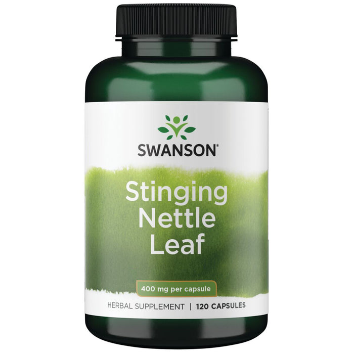 Swanson Suplemento de Hoja de Ortiga 400 mg, 120 Cápsulas