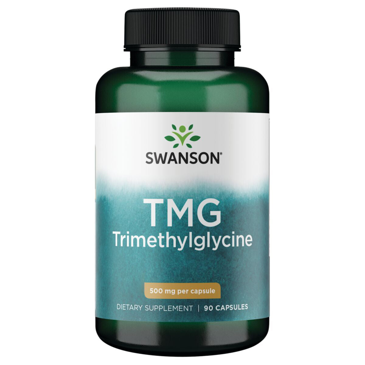Swanson Supemento TMG Trimetilglicina, 500 mg por cápsula, 90 cápsulas para 1 mes