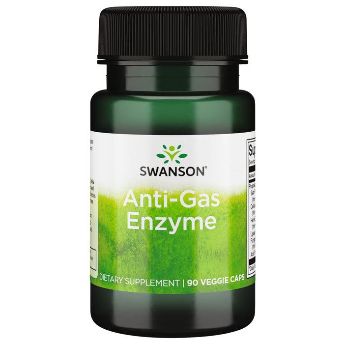 Swanson Enzimas Antigases, 90 cápsulas para 3 meses