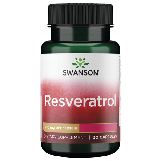 Swanson Suplemento deResveratrol 250 mg, 30 cápsulas