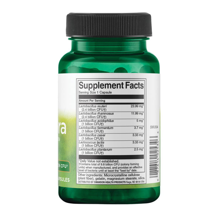 Swanson Probiótico FemFlora para mujer 9.8 billones CFU, 60 cápsulas