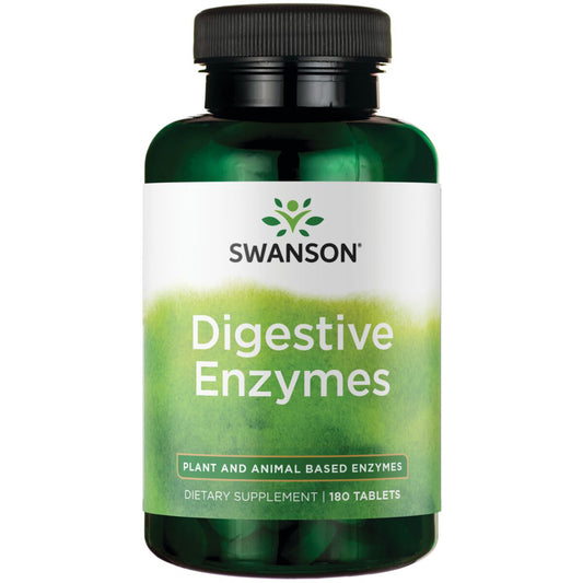 Swanson Enzimas Digestivas, 180 Comprimidos