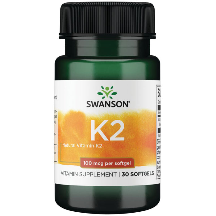 Swanson Vitamina K2 100 mcg, 30 Cápsulas