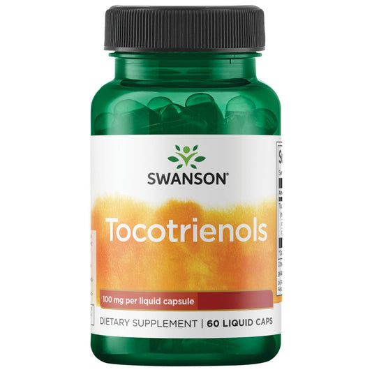 Swanson Suplemento de Tocotrienoles - Doble Fuerza, 100 Mg  por cápsula, 60 cápsulas para 2 meses
