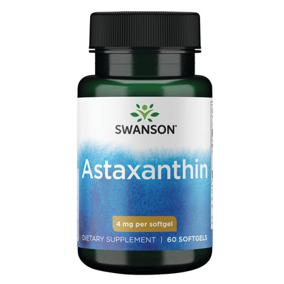 Swanson Suplemento de Astaxantina, 4 mg por cápsula, 60 Cápsulas para 2 meses
