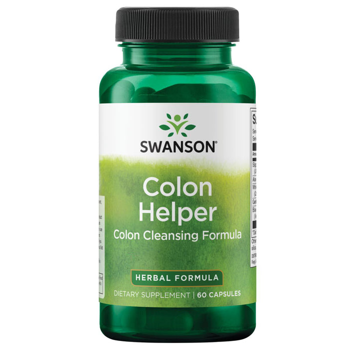 Swanson Suplemento Ayudante de colon, 60 cápsulas