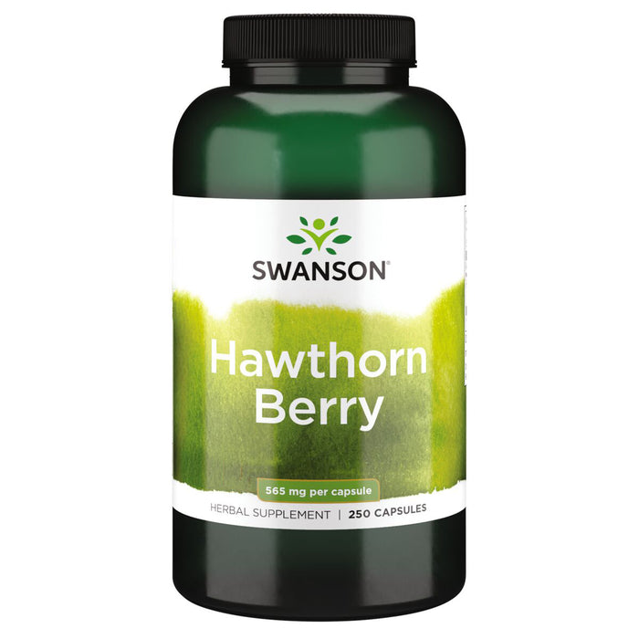 Swanson Suplemento Hawthorn Berry 565 mg, 250 Cápsulas