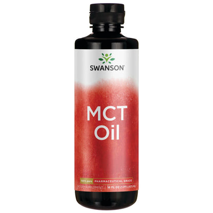 Swanson Suplemento de Aceite de Mct - 473 ml -100% puro grado farmacéutico