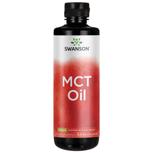 Swanson Suplemento de Aceite de Mct - 473 ml -100% puro grado farmacéutico