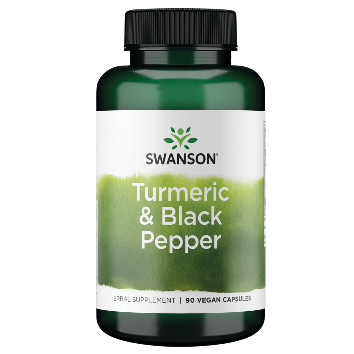 Swanson Suplemento de Cúrcuma y pimienta negra, 90 cápsulas para 3 meses