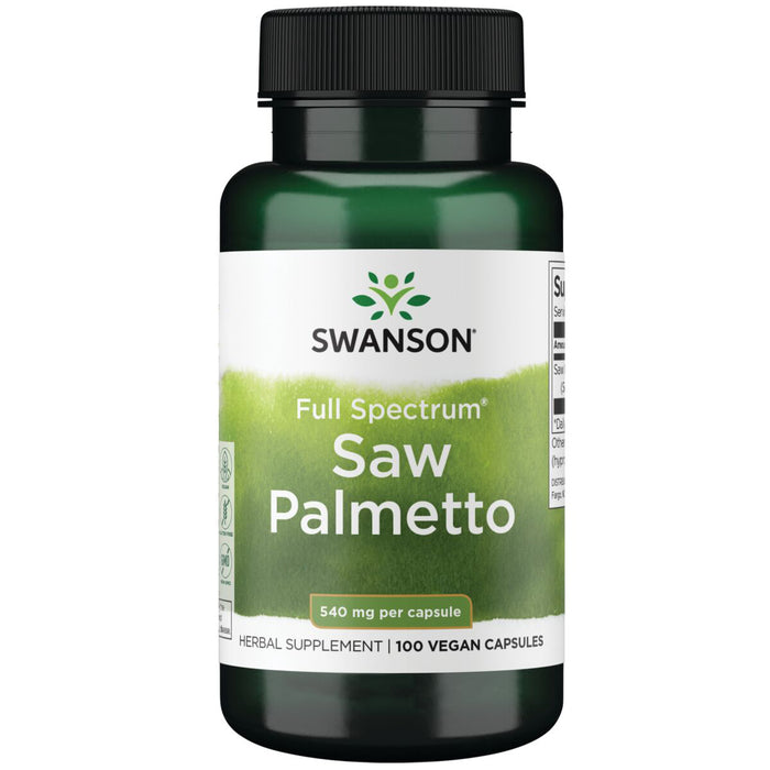 Swanson Suplemento de Palma enana americana 540 mg , 100 Cápsulas