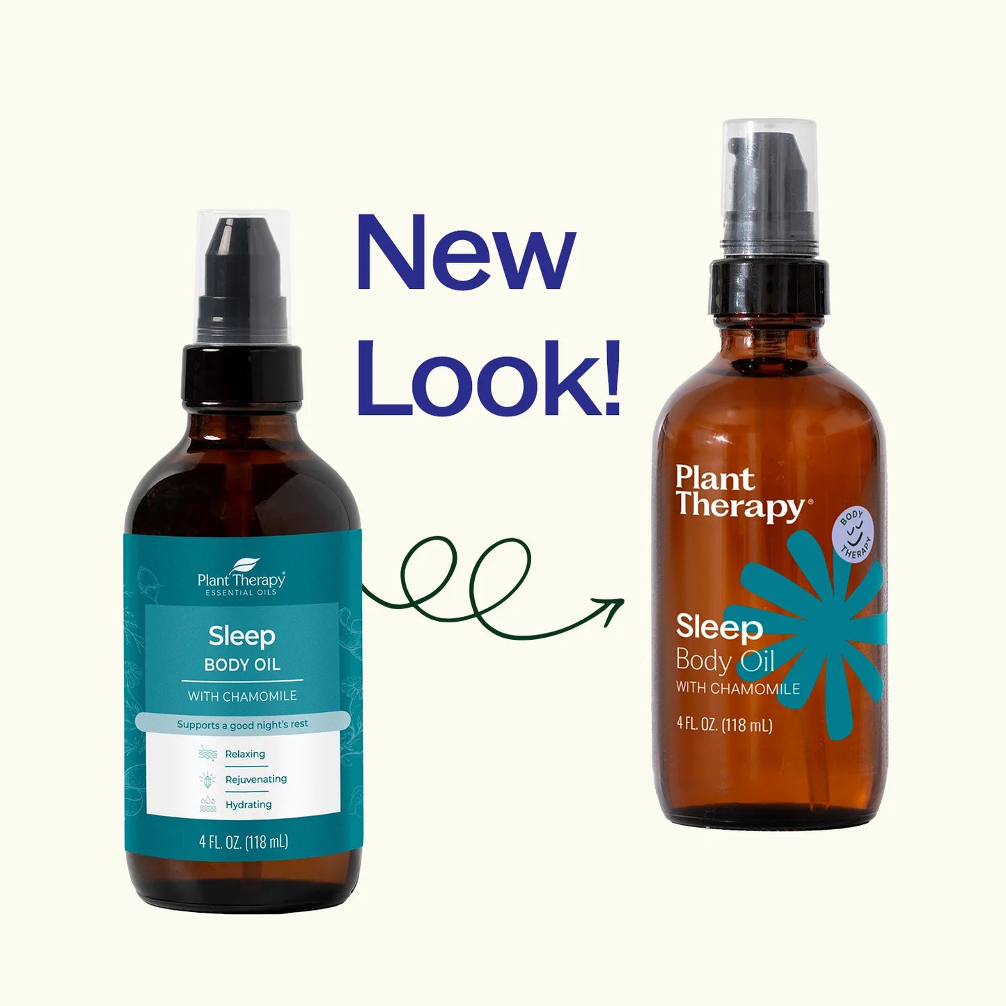 Plant Therapy Aceite corporal para dormir con manzanilla, 4fl oz (118ml)