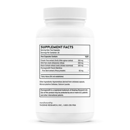 Thorne Suplemento Meta-Equilibrio para mujeres, 60 cápsulas para 1 mes