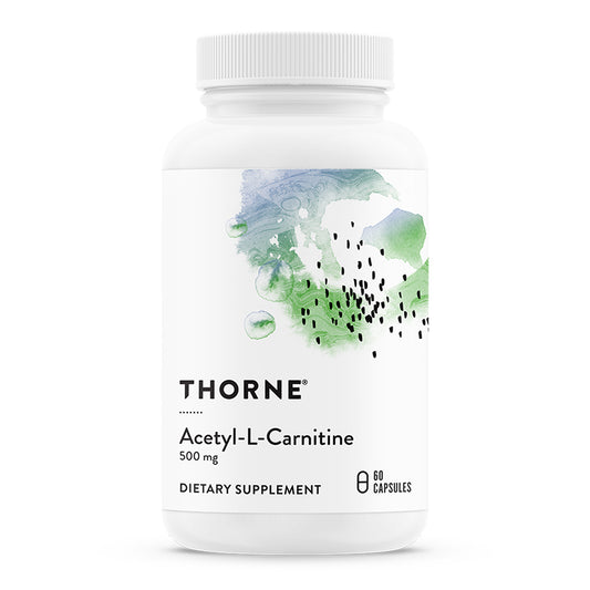 Thorne Suplemento de Acetil-L-Carnitina, 500 mg por cápsula, 60 cápsulas