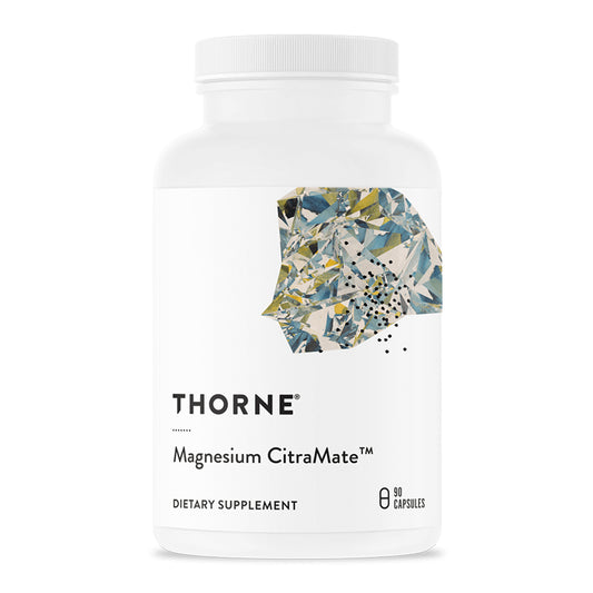 Thorne Suplemento de Magnesio CitraMate, 135 mg por cápsula, 90 cápsulas para 3 meses