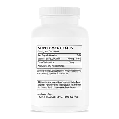 Thorne Vitamina C con flavonoides, 90 cápsulas