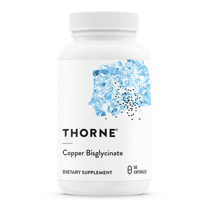 Thorne Suplemento de Bisglicinato de cobre, 2 mg por cápsula, 60 cápsulas para 2 meses