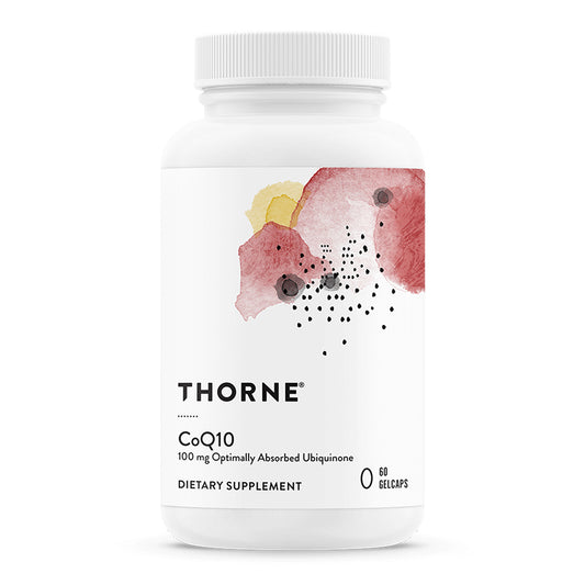 Thorne Suplemento de CoQ10, 100 mg por cápsula, 60 cápsulas para 2 meses