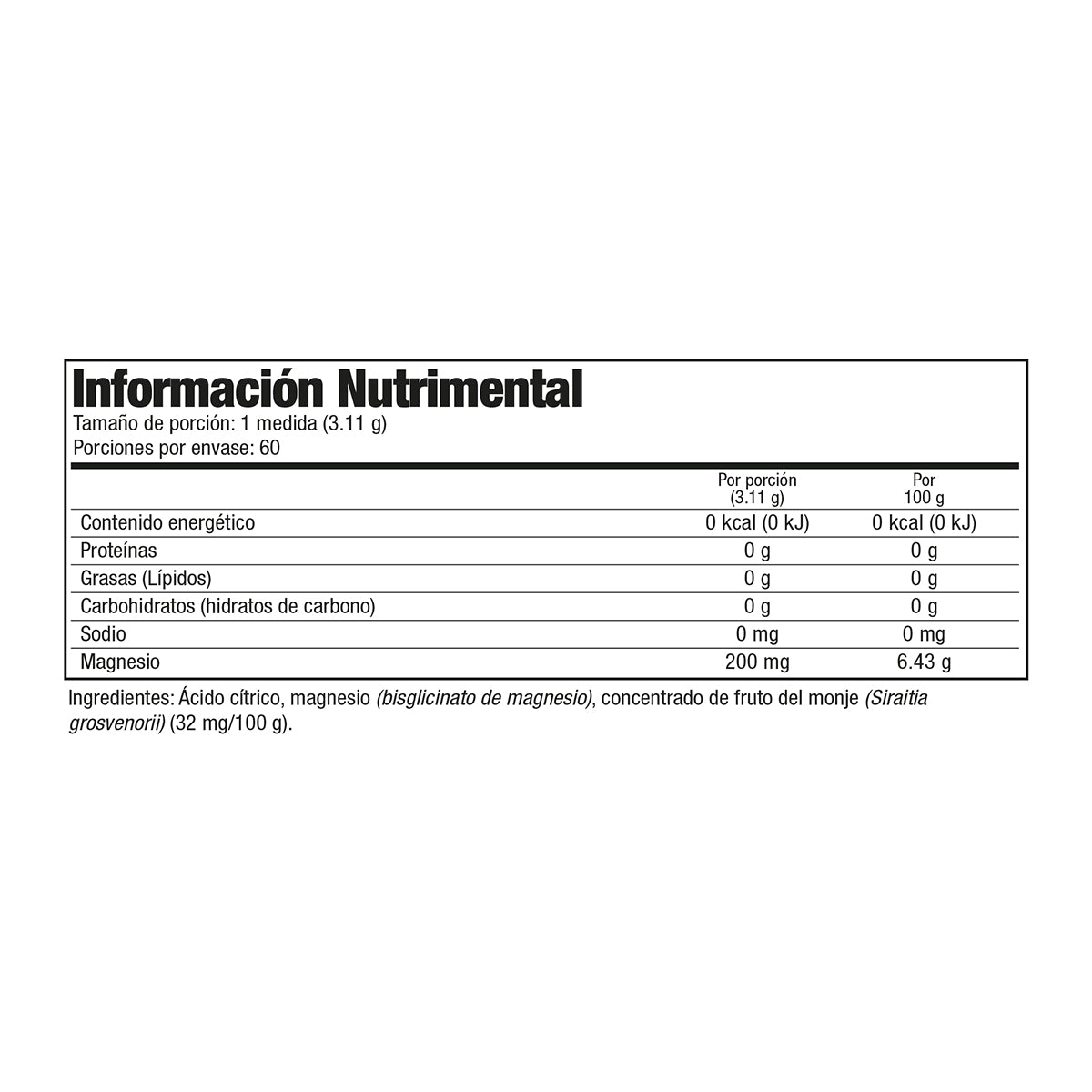 Thorne Suplemento Bisglicinato de magnesio, 200 mg de magnesio, 6.6 oz para 60 porciones