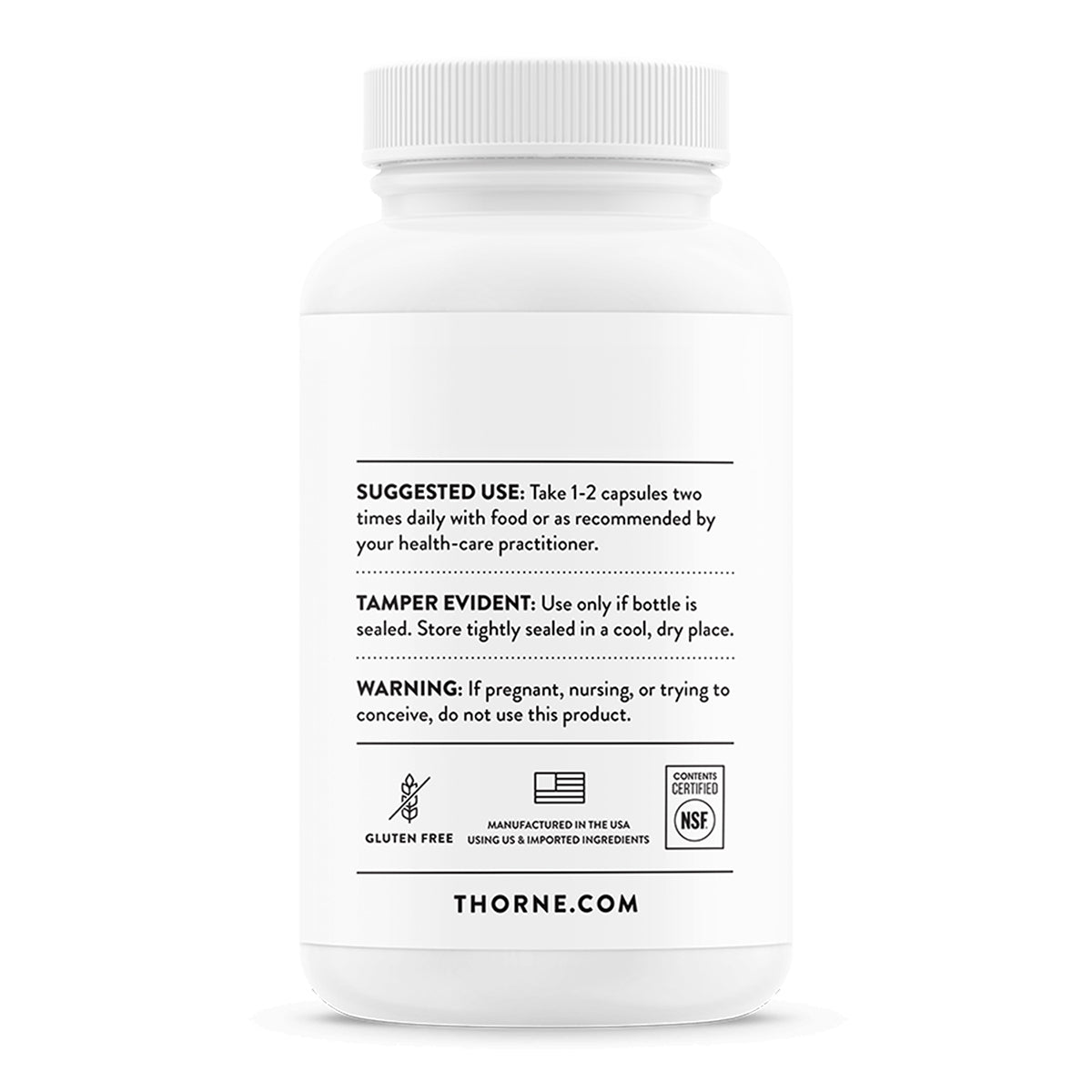 Thorne Suplemento de Berberina, 60 cápsulas para 1 mes