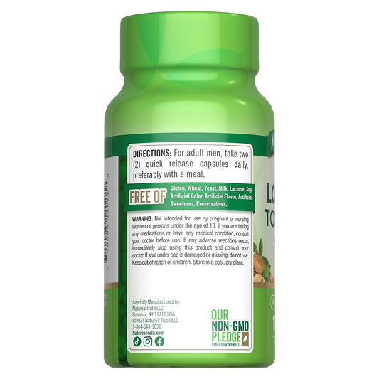 Nature's Truth Suplemento Longjack Tongkat Ali 1600 mg, 120 cápsulas para 2 meses